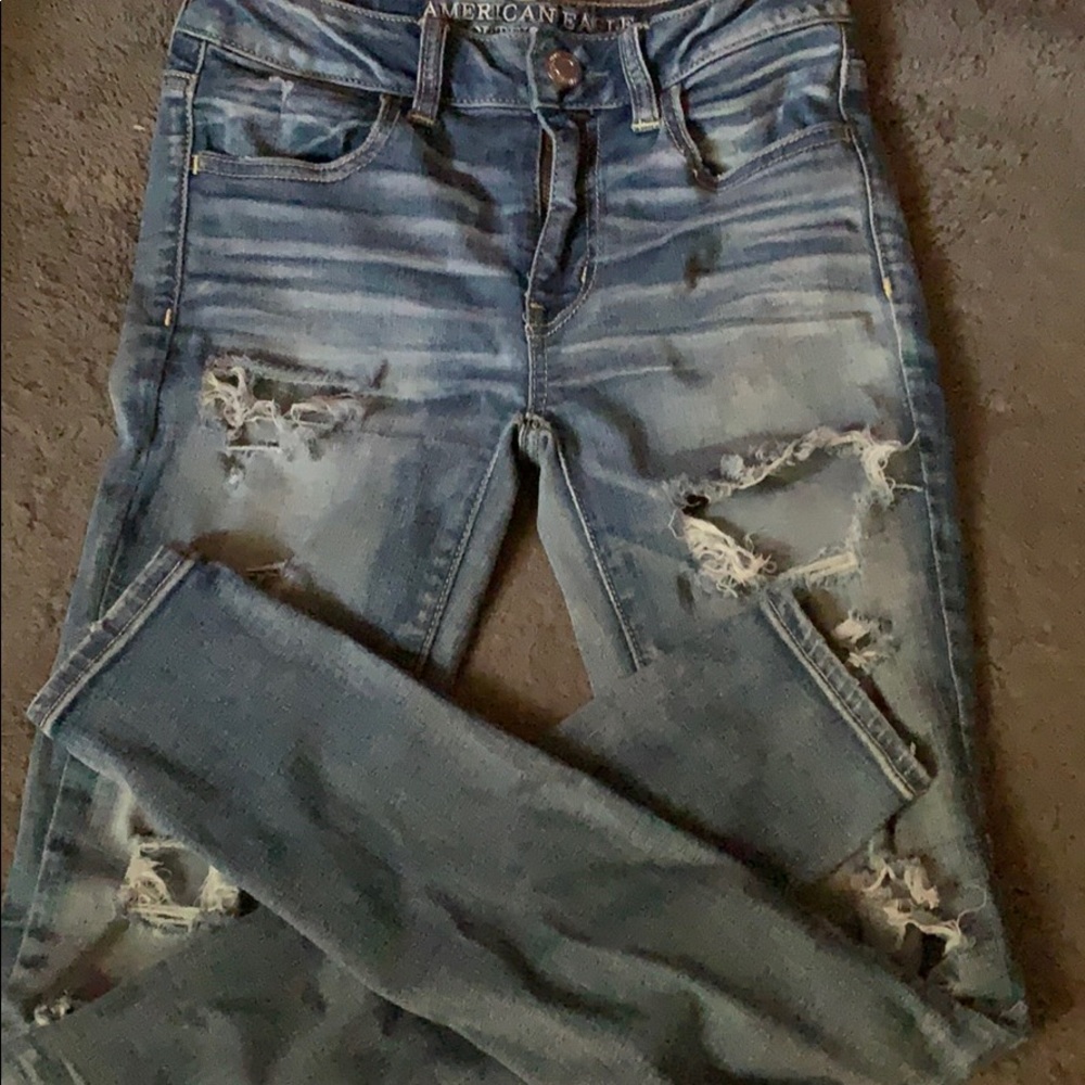 American eagle jeans stretchy